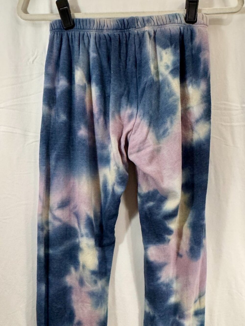 Spiritual Gangster Tie Dye Terry Jogger Sweatpants Women's Small Blue Pink